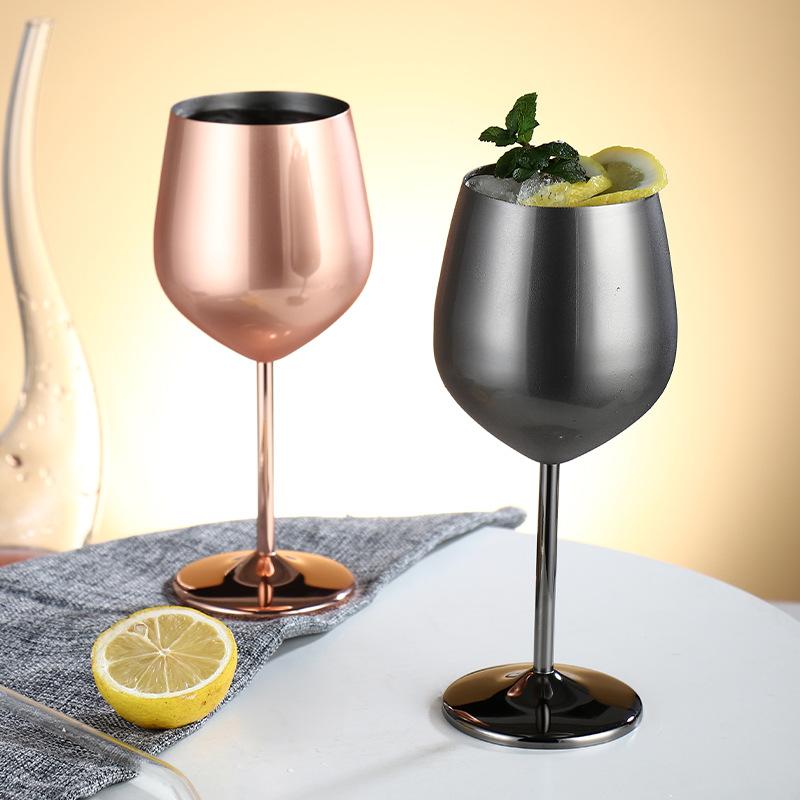Изображение товара: 2 шт., стаканы для вина, из нержавеющей стали