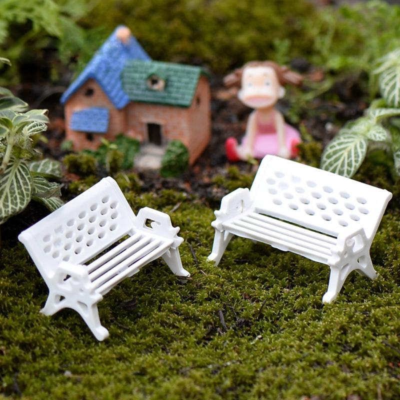 Изображение товара: Стул для сада, ремесло, горшок для растений, сказочное украшение, миниатюрная фигурка, декор для кукольного домика