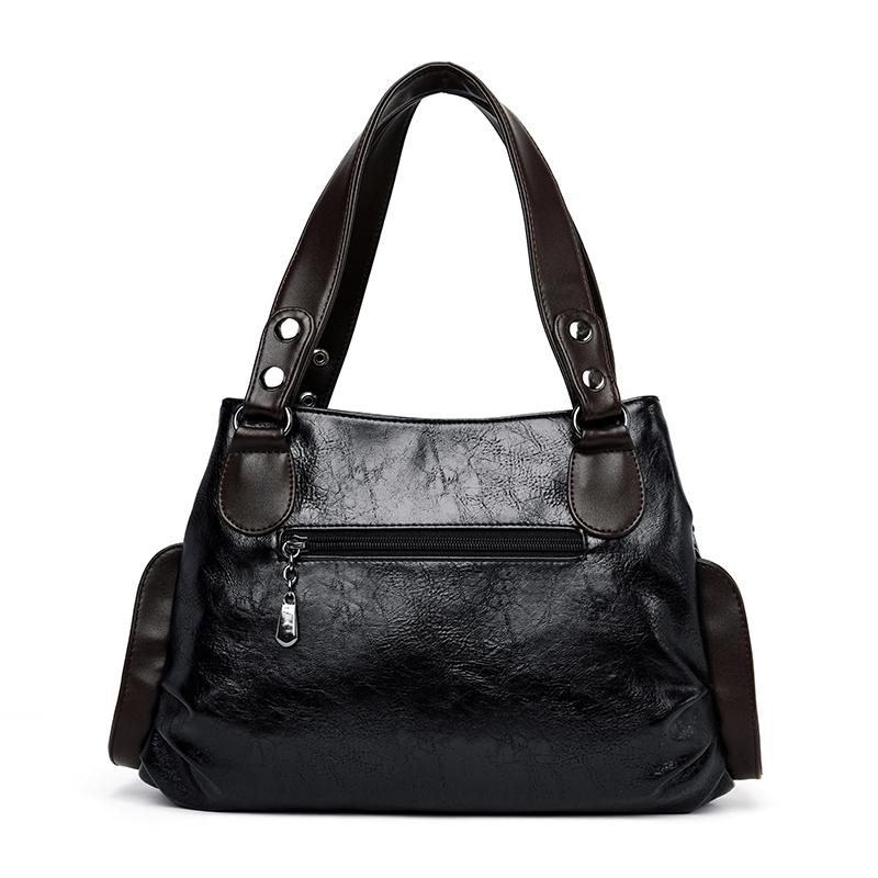 Изображение товара: Высококачественные Женские сумки через плечо для женщин 2020 Повседневная Сумка-тоут кожаные роскошные сумки женские сумки дизайнерские сумки