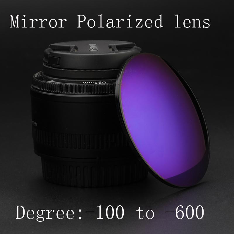 Изображение товара: По рецепту фотохромные зеркальные поляризованные очки линзы анти-синий 1,56 1,61 1,67