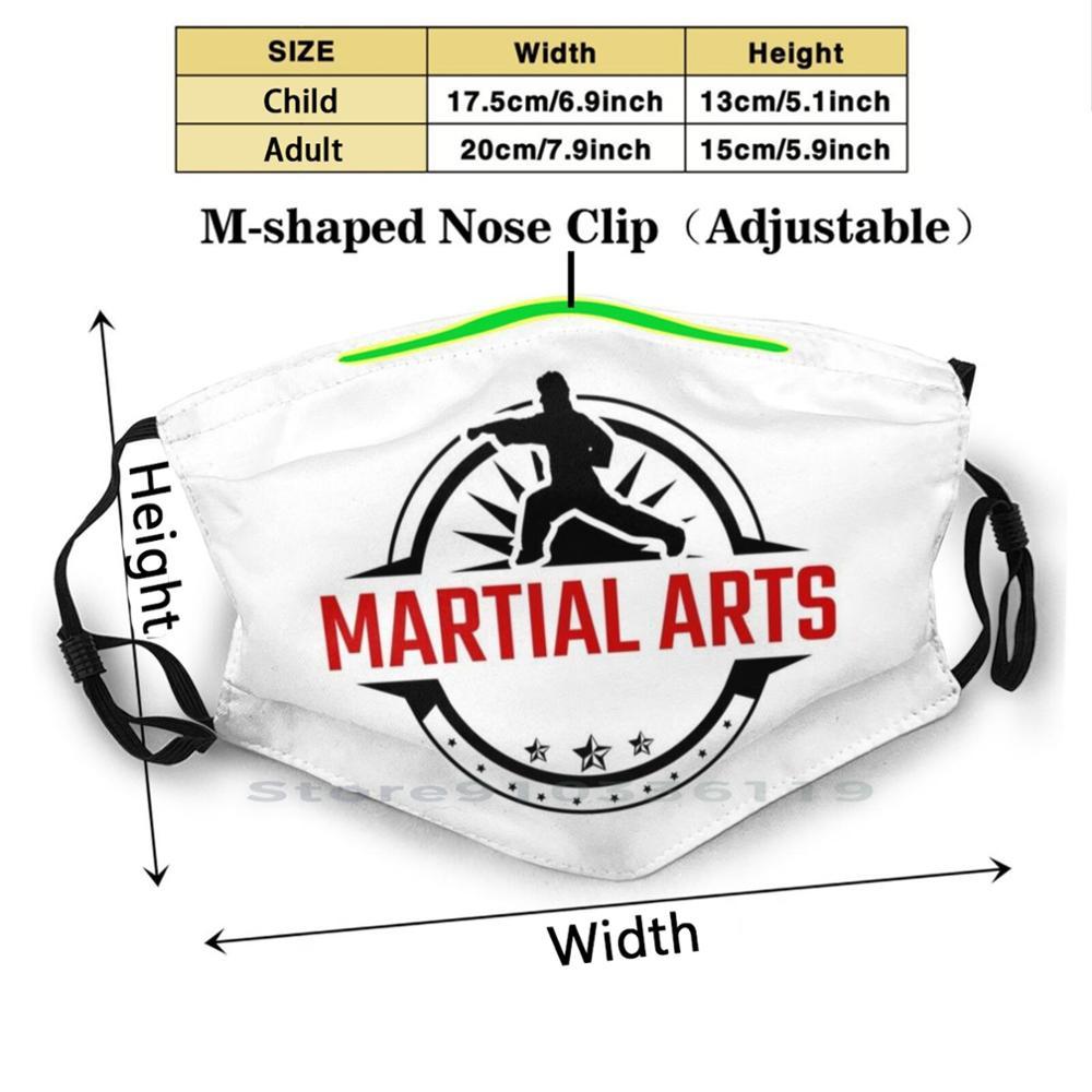 Изображение товара: Боевые искусства дизайн анти-Пылевой фильтр смываемая маска для лица для боевых искусств карате Японии кунг-фу Боевые искусства Буддизм борьба