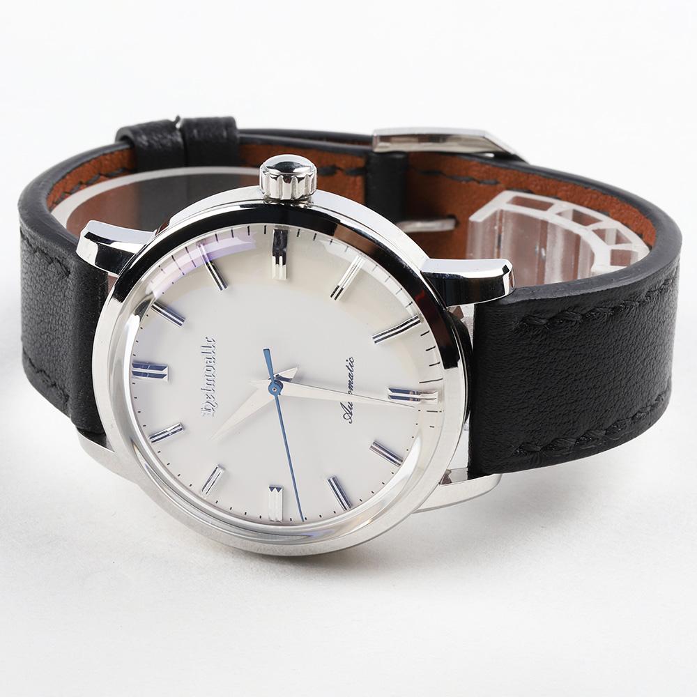 Изображение товара: HEIMDALLR Luxury Men's Watch White Dial Classical Watch Mineral Glass Miyota 8215 Automatic Movement Men's Mechanical Watch