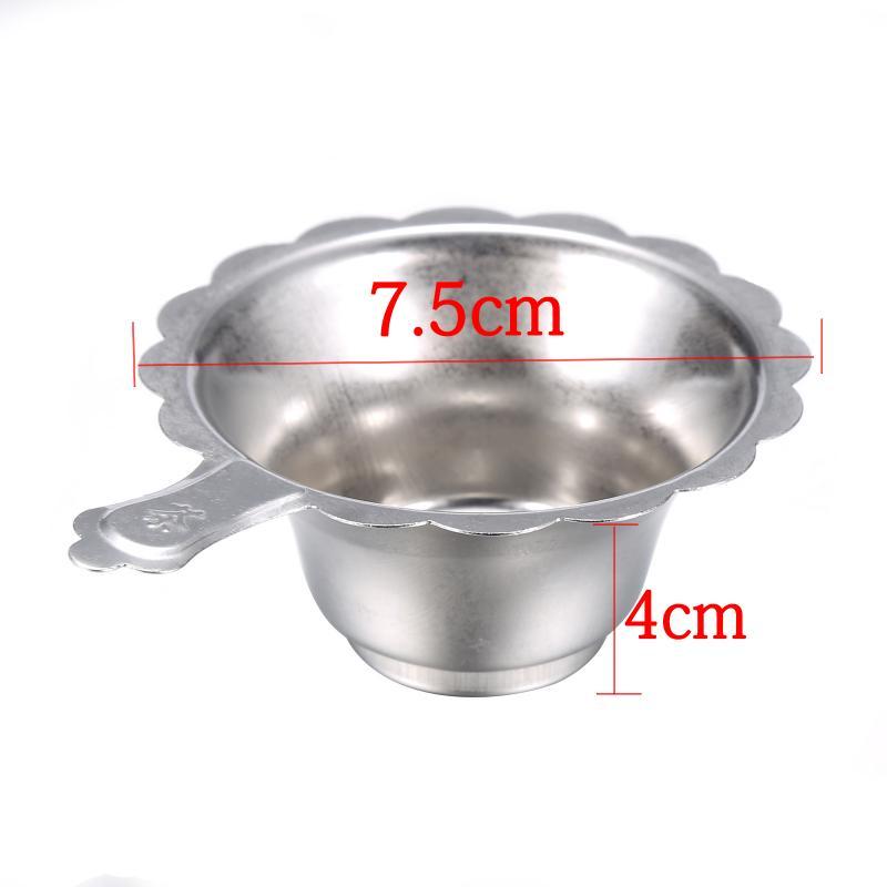 Изображение товара: Двухслойный сетчатый фильтр для чая из нержавеющей стали, принадлежности для чая, кухонные принадлежности
