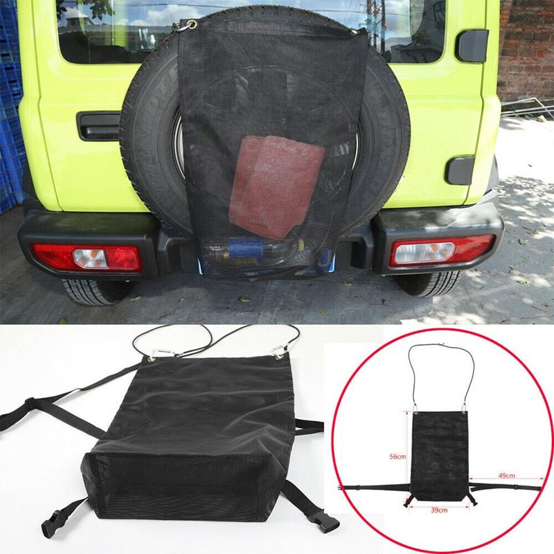Изображение товара: AU04-запасная мусорная сумка для шин, сумка для хранения груза, седло для Suzuki Jimny Jeep Wrangler JK JL TJ