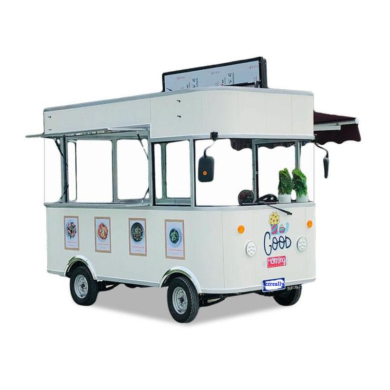 Изображение товара: Мобильный телефон, уличный продовольственный грузовик, электрический автобус, 4-колесный продовольственный киоск, уличный автомобиль для доставки еды