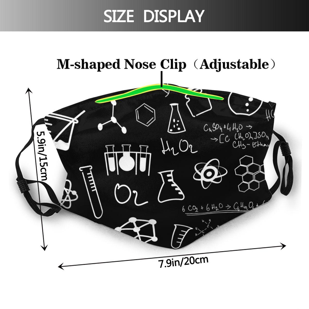 Изображение товара: Многоразовая маска для лица с принтом, научная биология с фильтрами и защитой от ветра и холода, зимний защитный респиратор
