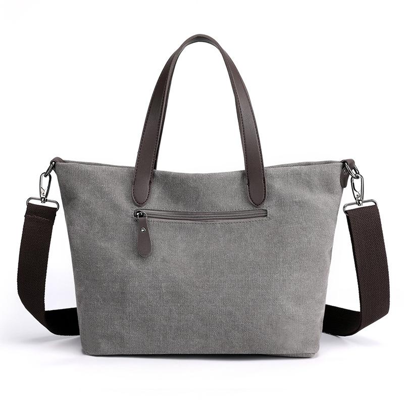 Изображение товара: 2020 брендовые Роскошные винтажные сумки Холщовая Сумка через плечо женская большая женская сумка и кошелек сумка-мессенджер