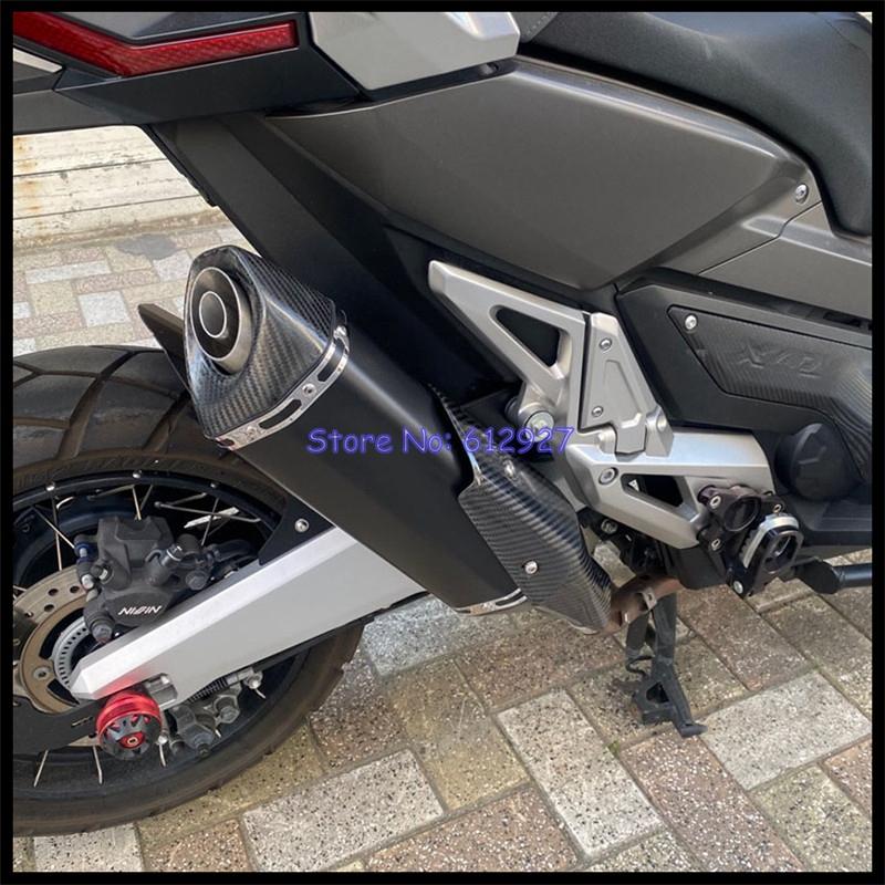 Изображение товара: _ 750 (2017-2020) полная система выхлопной трубы, скользящий глушитель из углеродного волокна, выхлопной глушитель для мотоцикла Honda XADV 750 Escape
