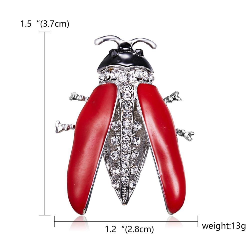 Изображение товара: Женская Брошь в виде насекомого, с кристаллами