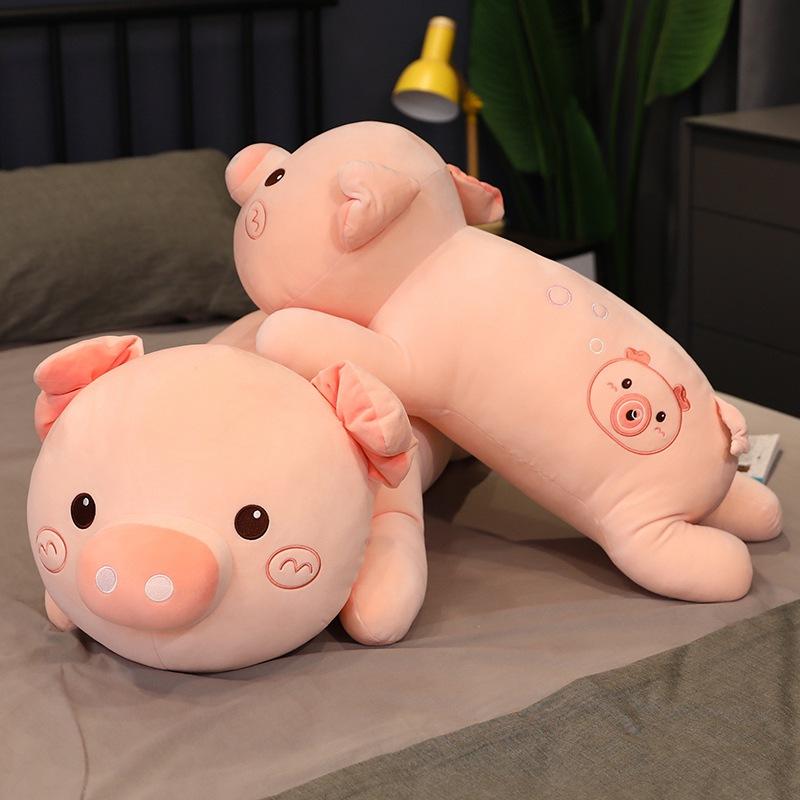 Изображение товара: 6 видов Милая свинка, плюшевые игрушки, мягкая набивная свинка, плюшевая кукла, U-образная подушка, подушка на талию для кровати для детей, подарок на день рождения для девочек