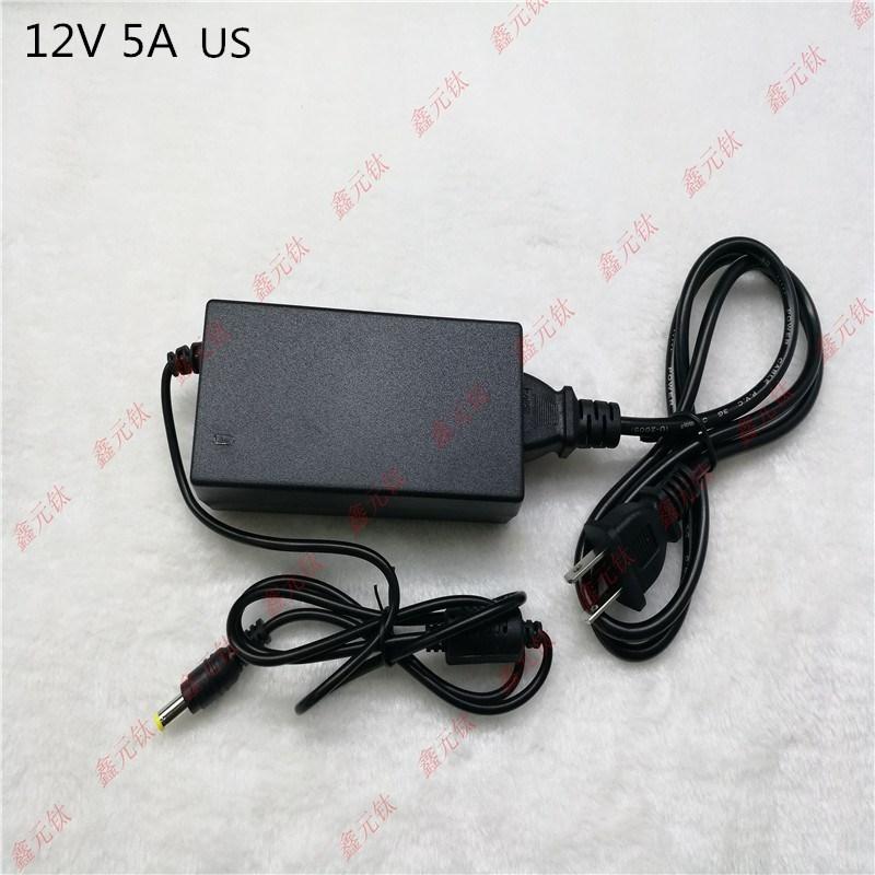 Изображение товара: 5A 12V LED power adapter Supply LED Strip ac100-240v To DC12v Lighting Transformer 60W EU US UK Plug