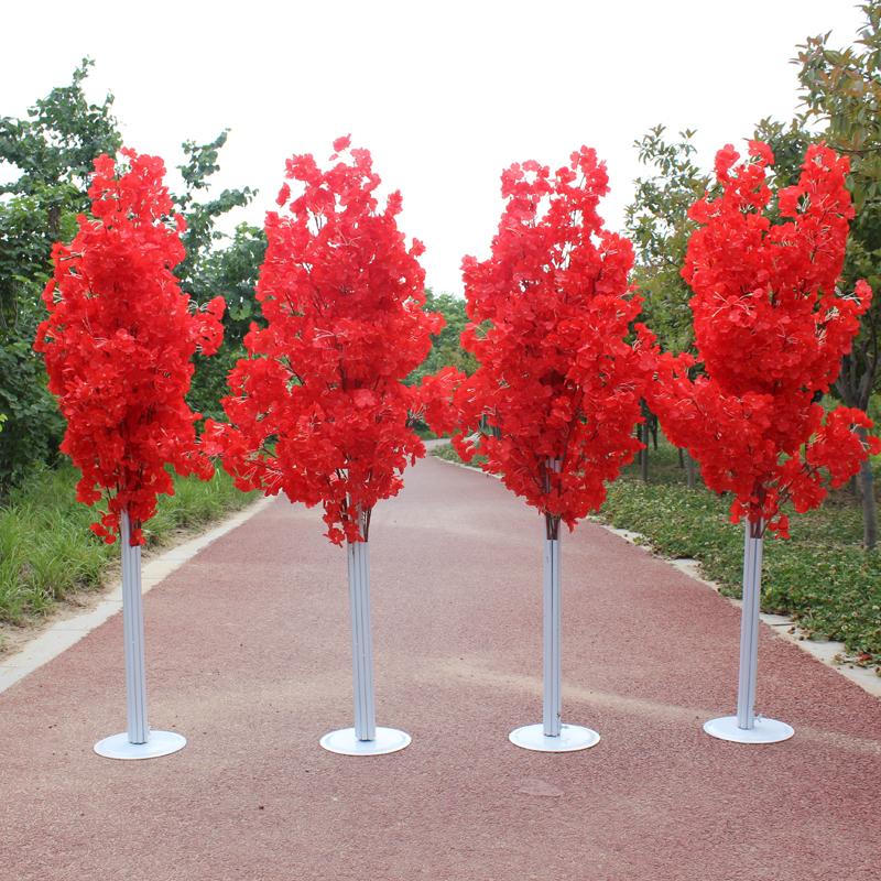 Изображение товара: New wedding props Cherry Blossoms Tree Road Leads Wedding Runner Aisle Column Shopping Malls Opened Door Decoration Stands