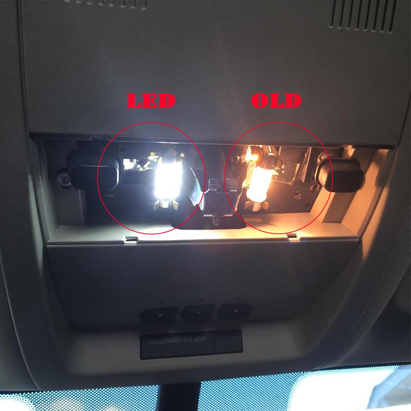 Изображение товара: Лампа 4x Автомобильный светодиодный фестон C5W освещение для номерного знака Лампа для чтения 31 мм 36 мм 39 мм 41 мм для passat golf polo sedan scirocco caddy