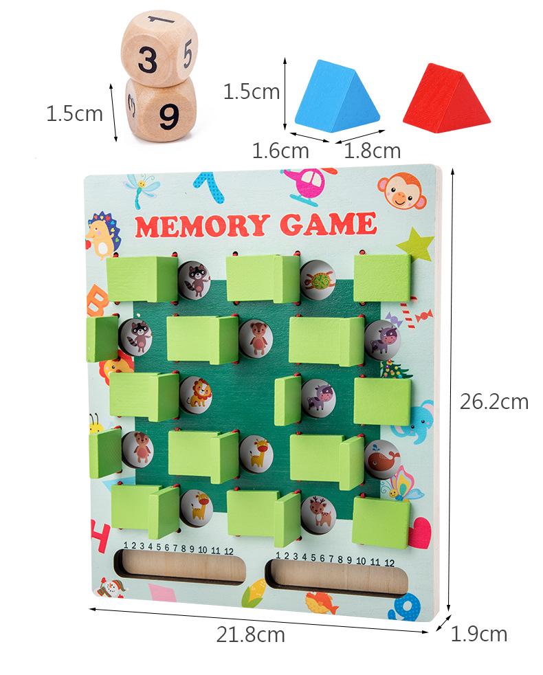 Изображение товара: Тренировка логики и мышления для детей, игрушечная деревянная головоломка память, Интерактивная настольная игра для родителей и детей, подарок