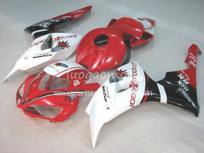 Изображение товара: Инъекция honda cbr1000 2004 2005 2006 2007 красные, белые обтекатели комплект cbr1000 04 05 06 07 CBR1000rr кузов # A7H43