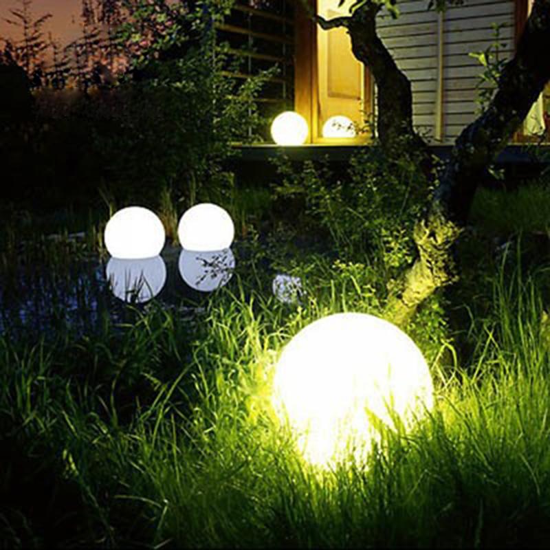 Изображение товара: Садовые светильники для сада, светодиодный Рождественский светильник, уличсветильник льник для бассейна, садосветильник светящийся шар, уличная лампа