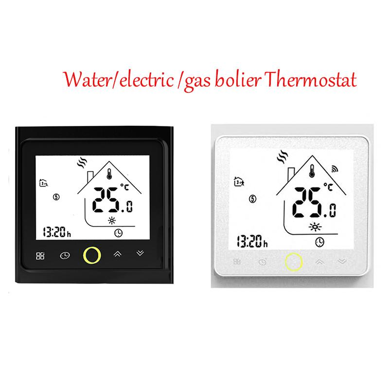 Изображение товара: Термостат Wifi /No/Modbus вода/электрическое Отопление/газовый котел термостат черный/белый программирующий контроллер комнатной температуры