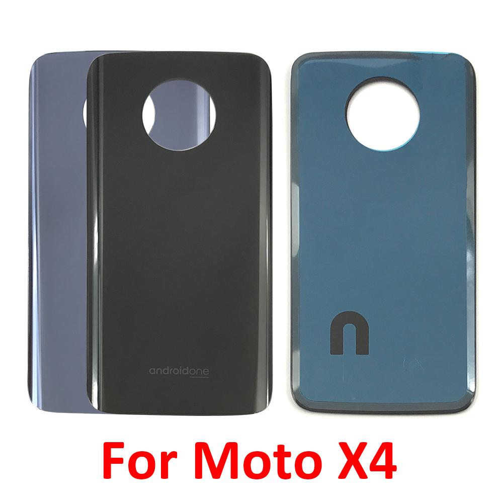 Изображение товара: Задняя крышка для Moto X4 One / G6 Plus / G7 Power / G9 Play One, корпус батарейного отсека, задняя крышка с наклейкой