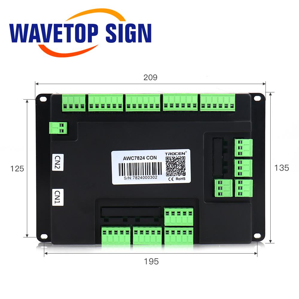 Изображение товара: WaveTopSign Trocen AWC7824 Co2 лазерного контроллера Системы для Co2 Лазерная гравировальная и режущая машина