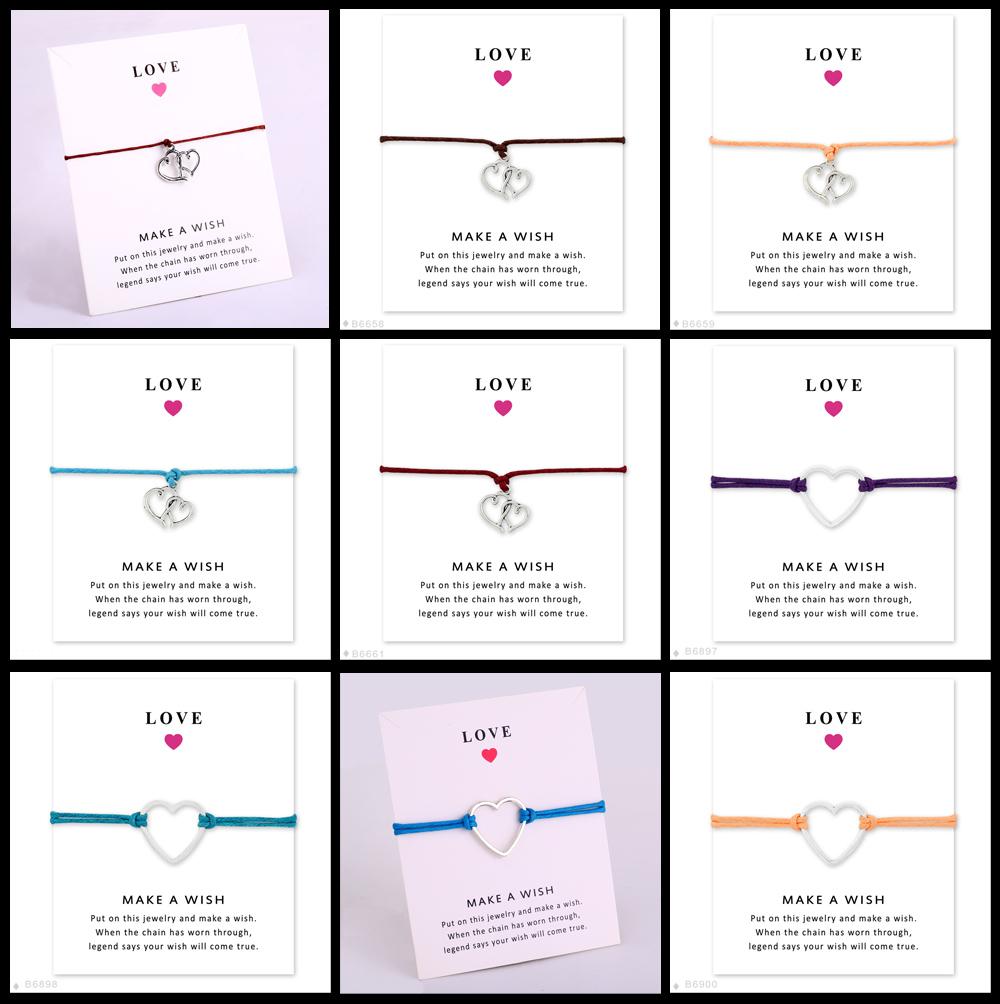 Изображение товара: Женские браслеты, веревочная цепочка, ювелирные изделия унисекс для мальчиков и девочек, подарок на Рождество, Прямая поставка