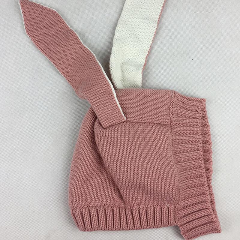 Изображение товара: Шапка детская осенне-зимняя вязаная, детская шапка Очаровательная, кролик длинное ухо