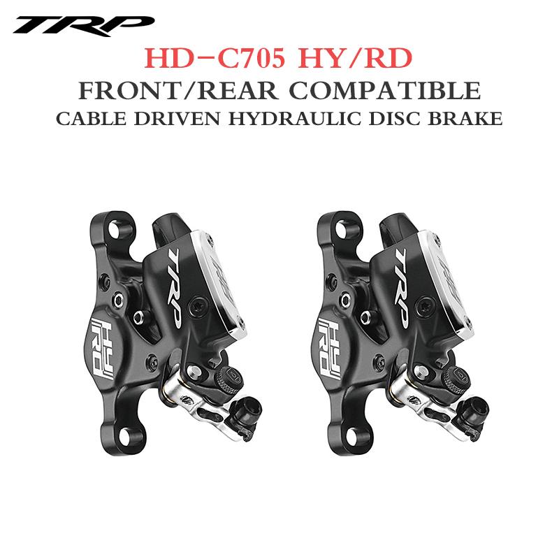 Изображение товара: TRP гидравлические дисковые тормоза для горного велосипеда CX HY/RD, проводные тормоза с двусторонними тормозными колодками
