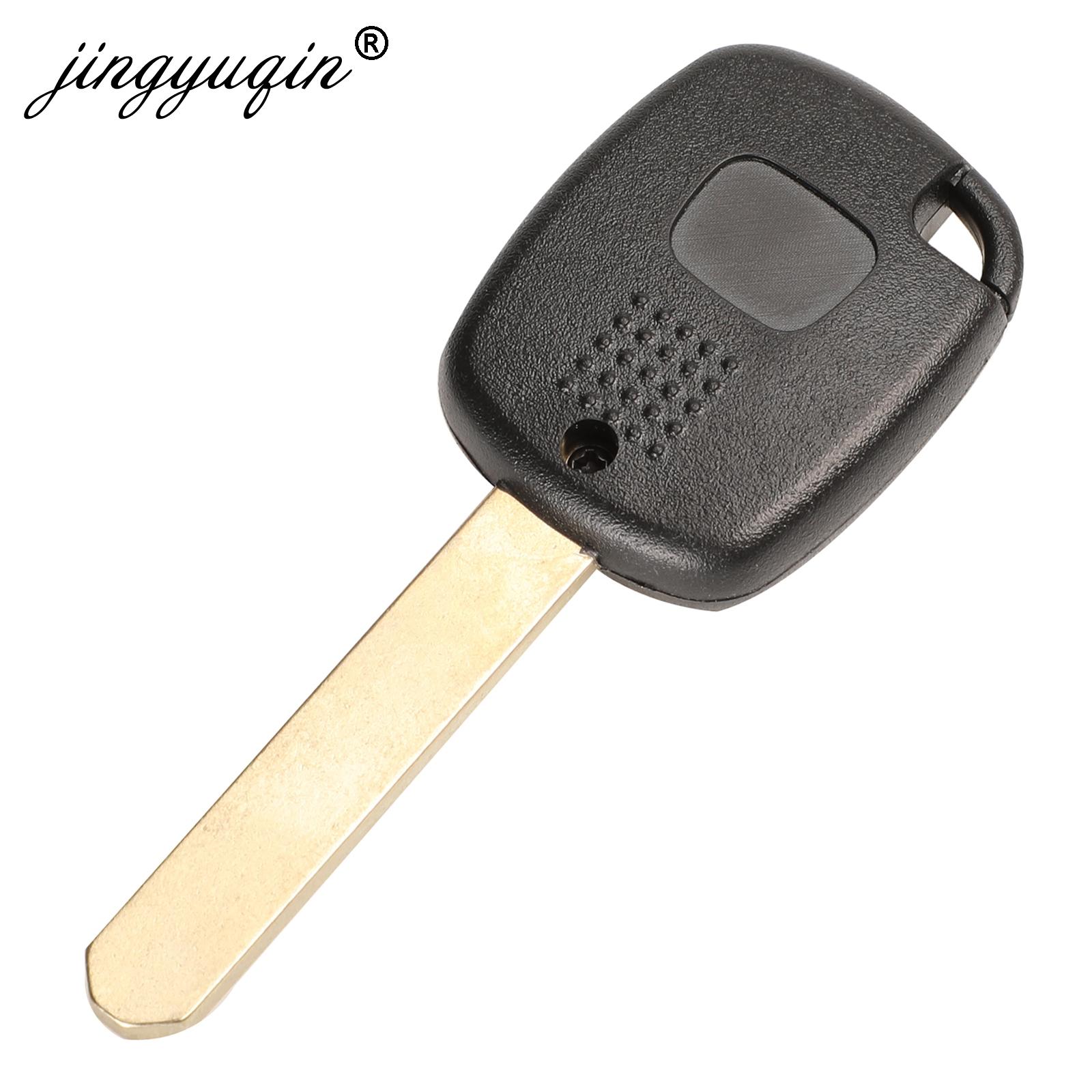 Изображение товара: Кнопка jingyuqin, 1/2 кнопки, пульт дистанционного управления, чехол для Honda CR-V Odyssey Fit City Civic accord, транспондер, замена ключа с лезвием