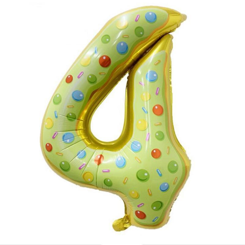 Изображение товара: 32 дюйма большое количество воздушных шаров большой мультфильм фольга цифр Globos детский день рождения клипсы для воздушных шаров для рождественской вечеринки украсить праздновать аксессуар