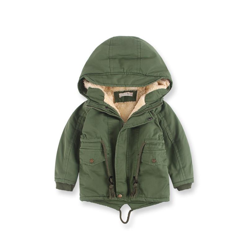 Изображение товара: Детская зимняя куртка с капюшоном, на Возраст 3-8 лет