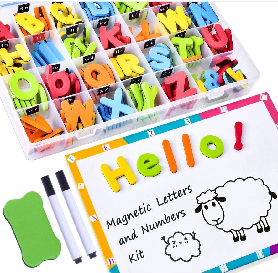 Изображение товара: Магнитные буквы, доска для рисования, нижний корпус, пеноматериал, алфавит, АБС, магниты для холодильника, обучающие игрушки