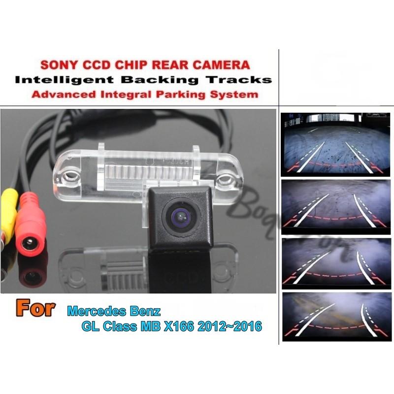 Изображение товара: Для Mercedes Benz GL Class MB X166 2012 ~ 2016 Смарт треки Чип камера/HD CCD интеллектуальная динамическая парковочная Автомобильная камера заднего вида