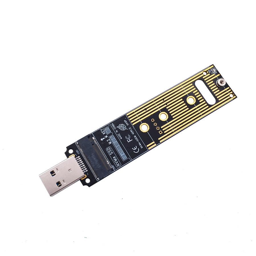 Изображение товара: M.2 NVME SSD/USB 3,1 адаптер PCI-E на USB-A 3,0 внутренняя карта преобразователя 10 Гбит/с USB3.1 Gen 2 для Samsung 970 960/для Intel Новинка