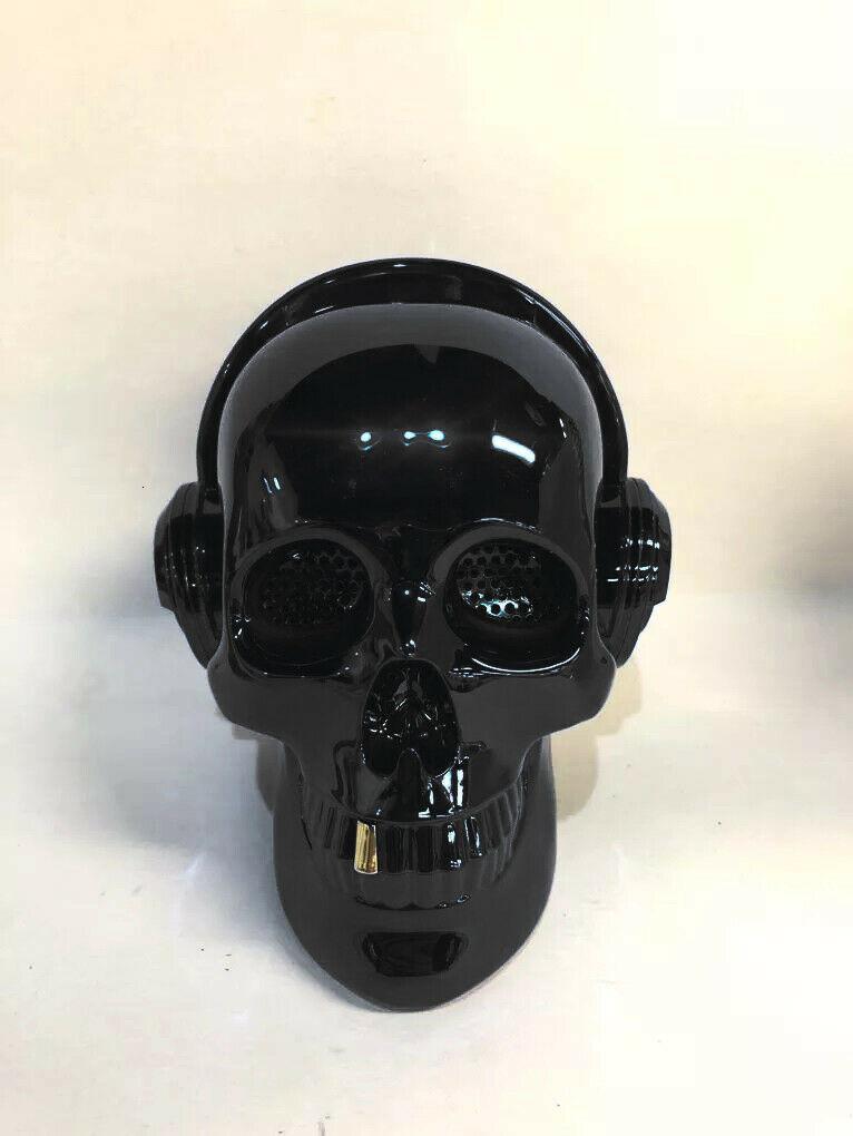 Изображение товара: Altavoces de calavera негра, НЧ-динамик, bluetooth Inalámbrico usb sd aux