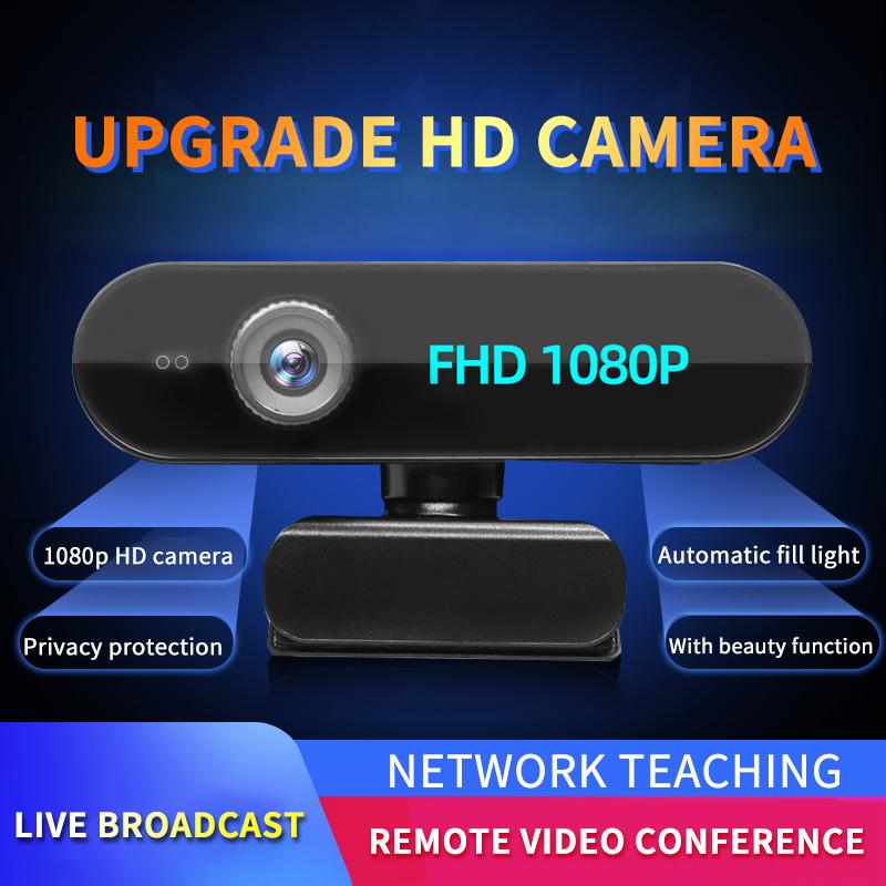 Изображение товара: Веб-камера HD 1080P для компьютера, настольного ПК, с микрофоном