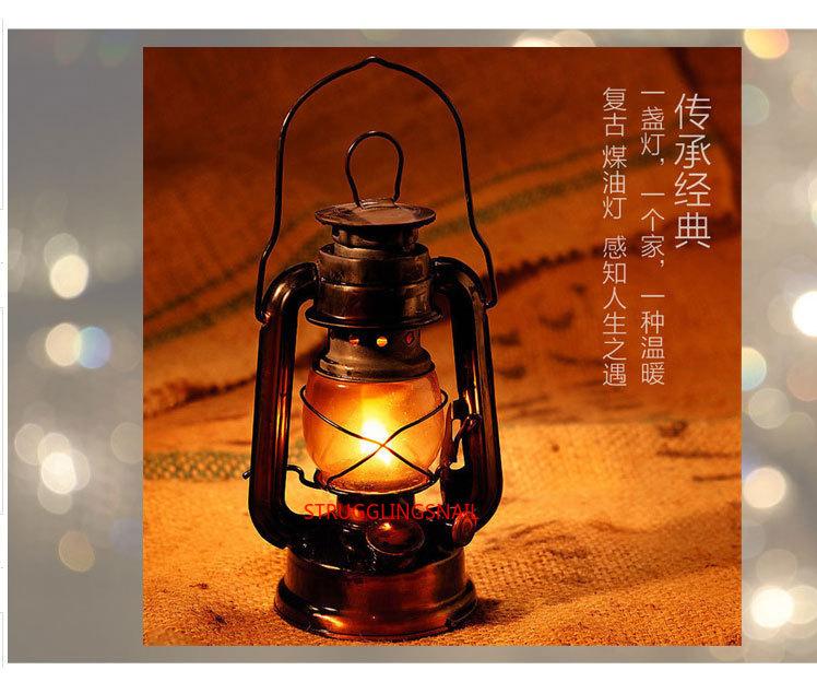 Изображение товара: Европейский ретро Железный фонарь светильник s звезды Ночной светильник украшения масляная лампа ретро ностальгические ремесла керосиновая лампа украшение для дома подарки