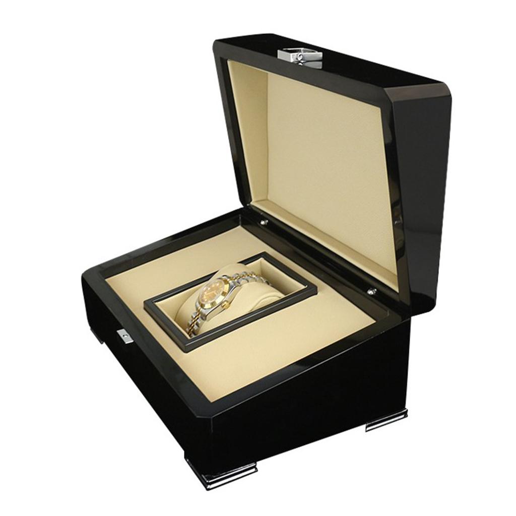 Изображение товара: Унисекс часы коробка для путешествий защитный чехол для хранения ювелирных изделий черный