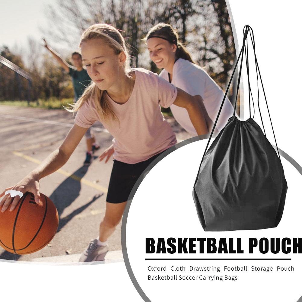 Изображение товара: Сумка из ткани Оксфорд на шнурке для хранения футбола, волейбола, переносные сумки для занятий спортом на открытом воздухе, баскетбола, футбола