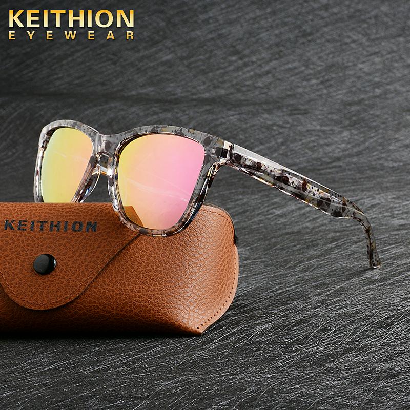 Изображение товара: KEITHION поляризованные солнцезащитные очки для женщин и мужчин Классические трендовые стильные солнцезащитные очки 100% защита от ультрафиолета