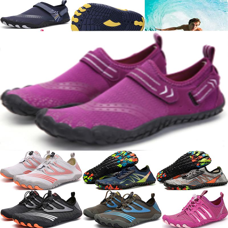 Изображение товара: 2020 новая пара плавательный фитнес пляжная обувь для водных видов спорта быстросохнущие туфли yoga обувь для тренировок пять носком Пешие прогулки обувь болотная