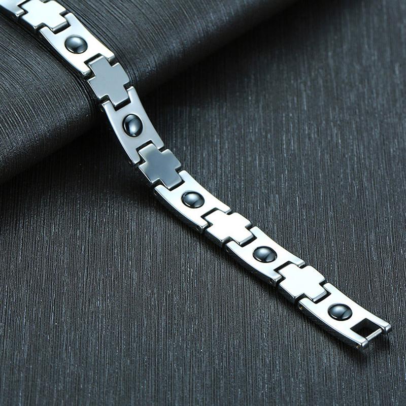 Изображение товара: Мужской роскошный браслет, черный керамический вольфрамовый синий браслет в виде ракушки, мужские ювелирные изделия, мужской костюм, женские очаровательные браслеты