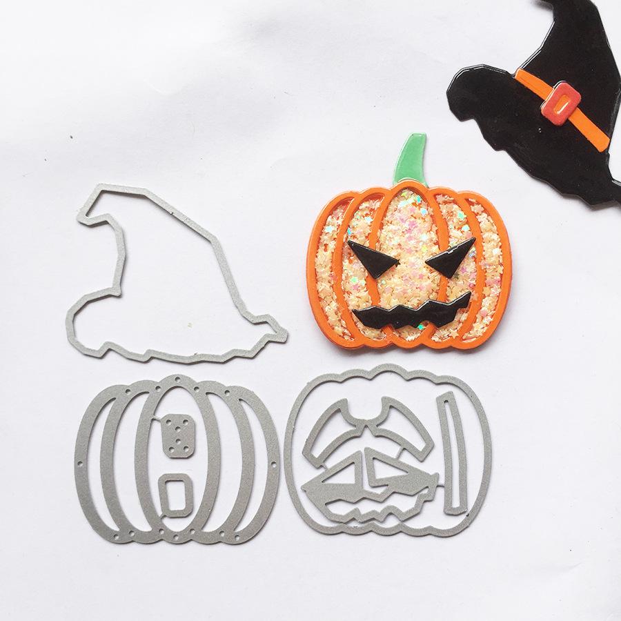 Изображение товара: Halloween Pumpkin Decoration Metal Steel Frames Cutting Dies DIY Embossing Paper Cards