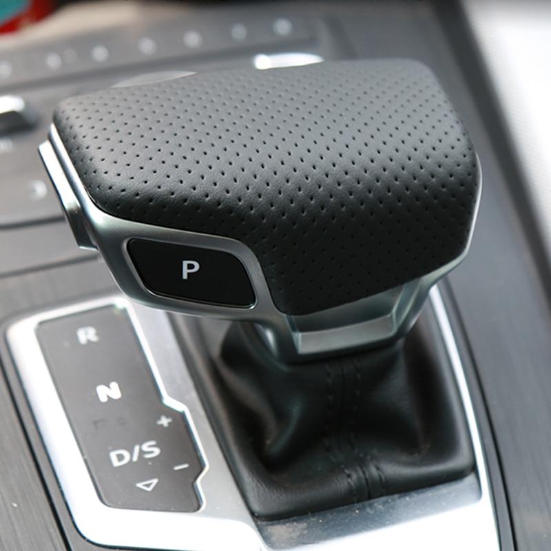 Изображение товара: Автоматическая ручка переключения передач Turn fur, наклейка на крышку рамы, ручка переключения передач для Audi A4 S4 A5 S5 Q5 Q7 2017 2018 2019 2020