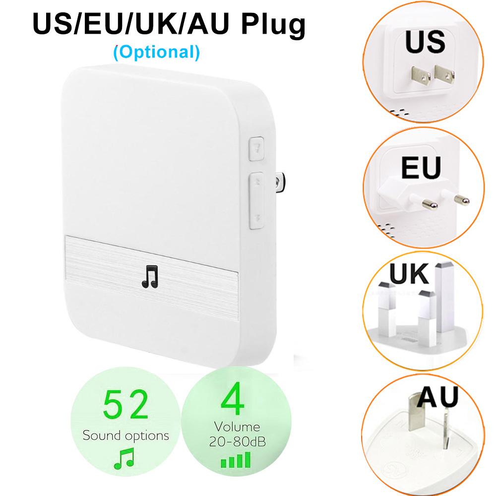 Изображение товара: Умный беспроводной дверной звонок для EKEN V5 V6 V7 Anytek B10 B30 B60 B50 B70 TUYA, 110-220 В переменного тока