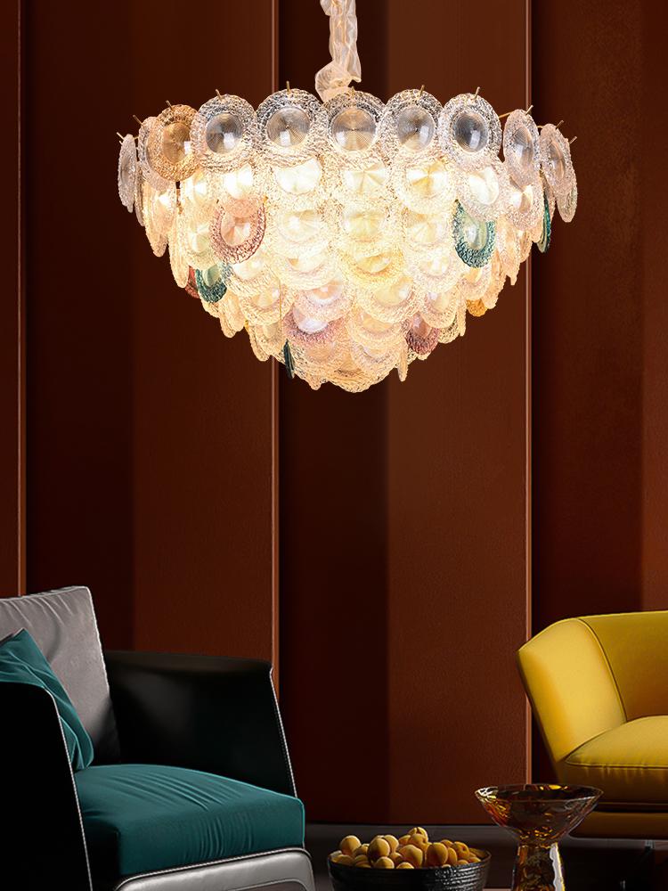 Изображение товара: Роскошная хрустальная люстра для гостиной, классическая хрустальная люстра светильник светильники для спальни, Золотая лампа, светодиодная хрустальная лампа, Потолочная