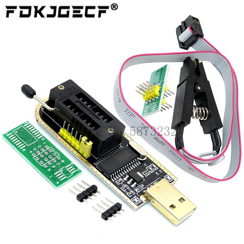 Изображение товара: Программатор USB CH341A 24 25 Series EEPROM Flash BIOS + тестовый зажим SOIC8 SOP8 для EEPROM 93CXX / 25CXX / 24CXX DIY KIT