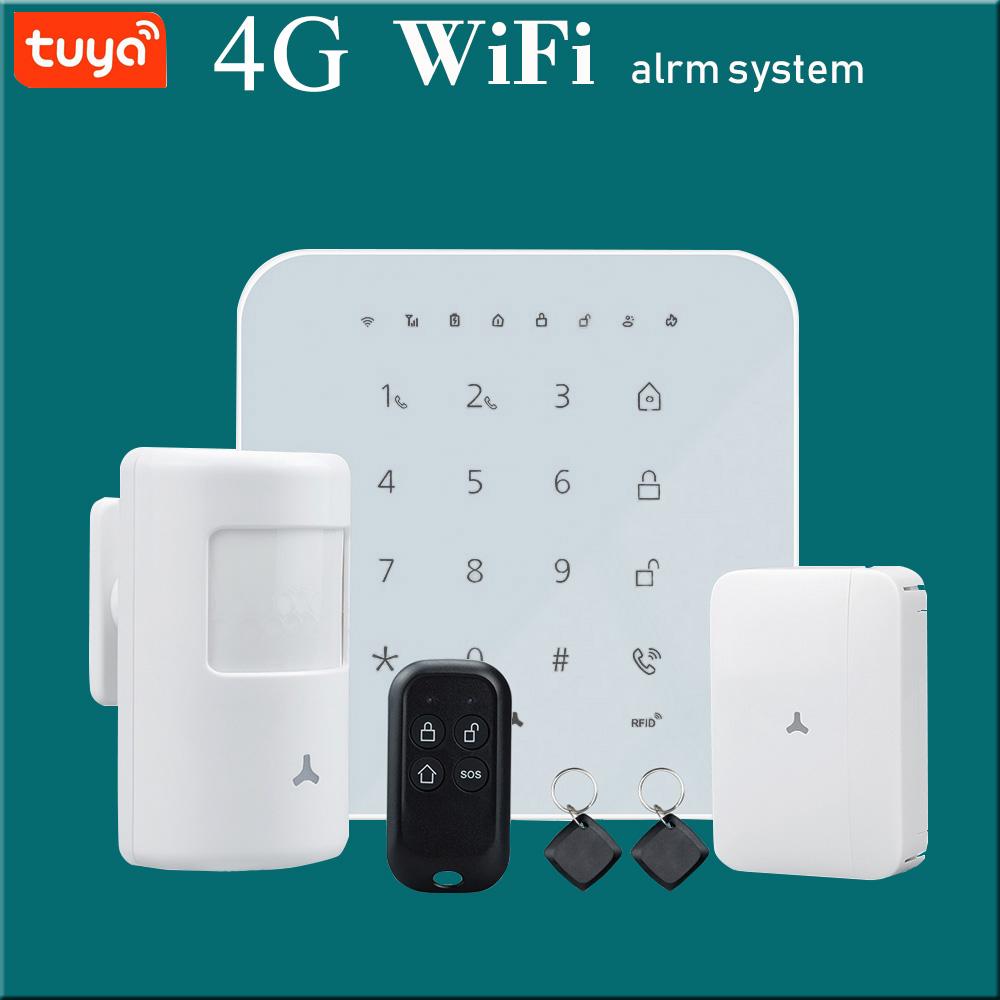 Изображение товара: Wi-Fi GSM домашняя система охранной сигнализации дополнительный комплект Tuya smart life приложение Can с Alexa Совместимо с Tuya IP Camrea