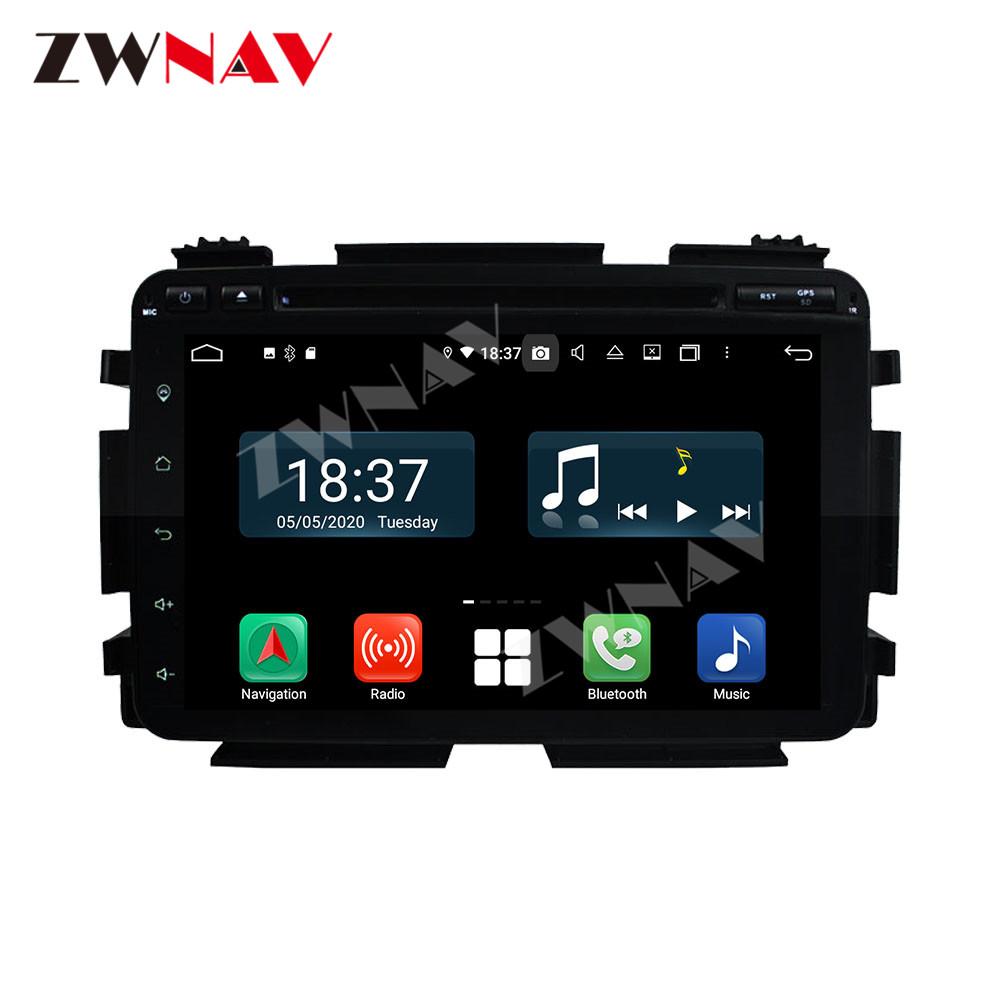 Изображение товара: 128 гб Carplay Android 10 экран плеер для Honda HRV VEZEL 2015 2016 2017 2018 2019 GPS авто аудио радио музыка стерео головное устройство