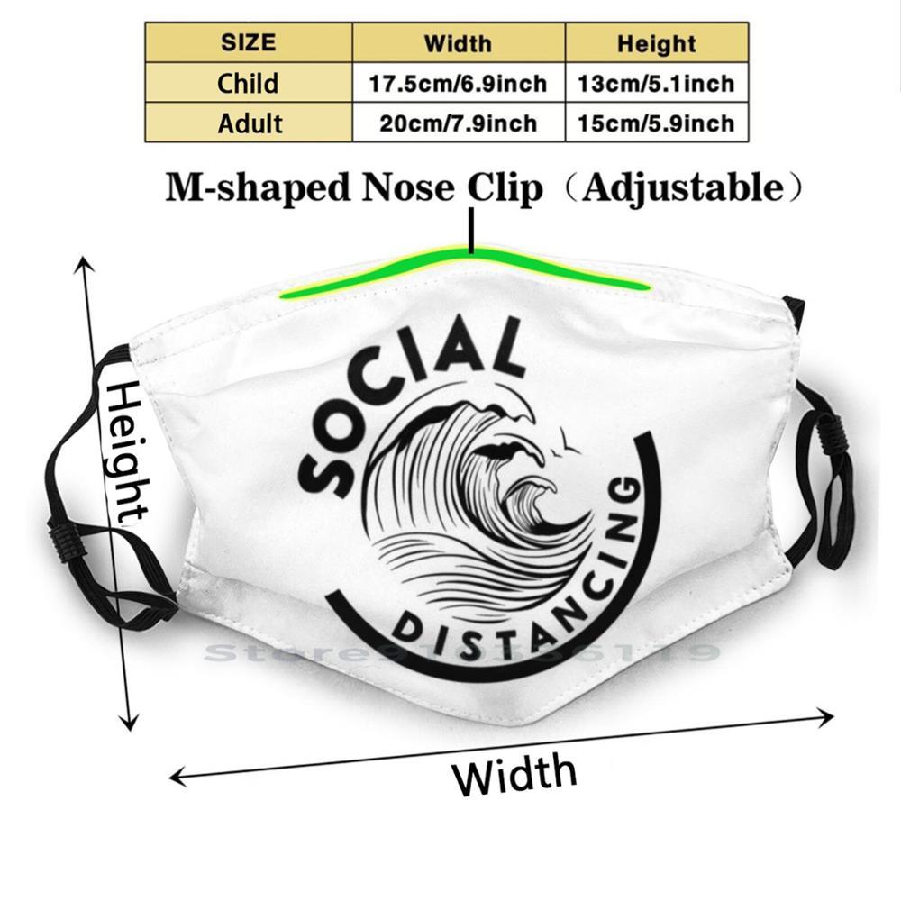 Изображение товара: Забавная моющаяся маска на лицо с фильтром, 6 футов на расстоянии