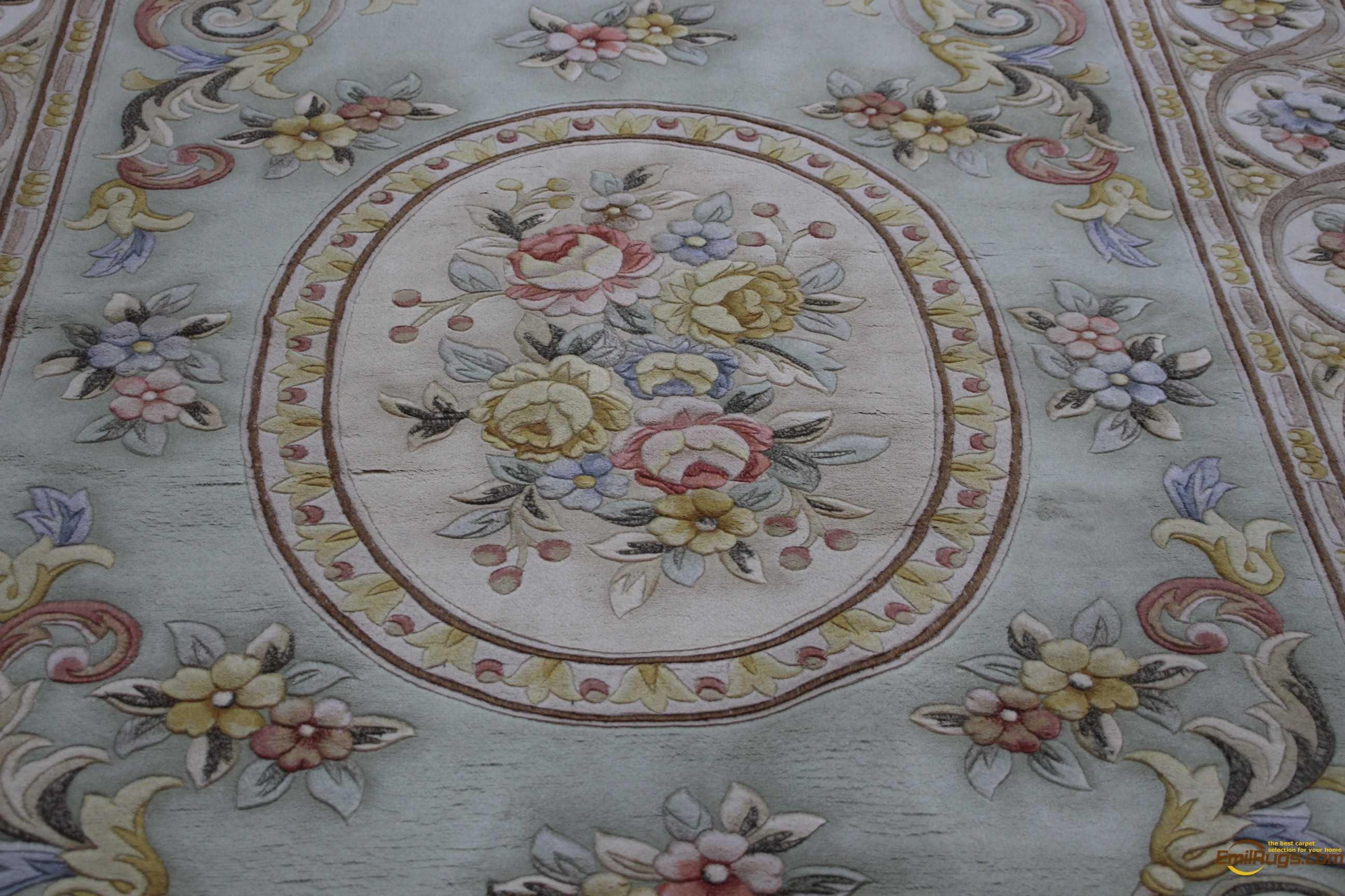 Изображение товара: Большой комнатный ковер для гостиной, Европейский плотный и плюшевый цветочный шпалерный дизайн, обивочная ткань, старинный Винтаж