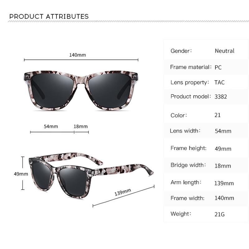 Изображение товара: KEITHION поляризованные солнцезащитные очки для женщин и мужчин Классические трендовые стильные солнцезащитные очки 100% защита от ультрафиолета